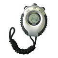 Black Timer with Stopwatch and Neck Strap